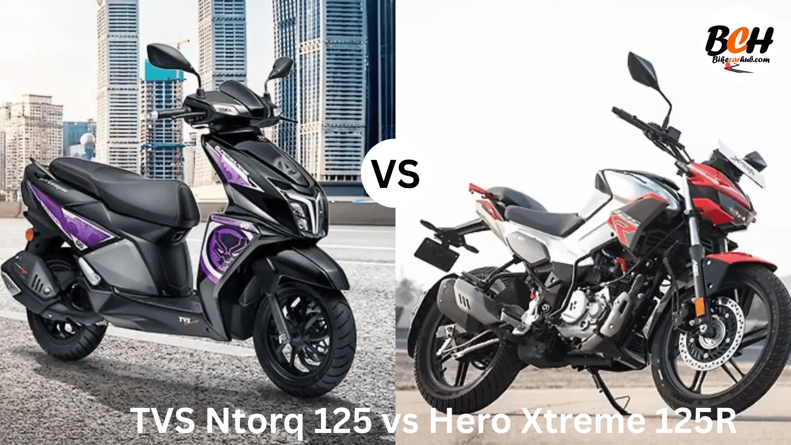 TVS Ntorq 125 vs Hero Xtreme 125R